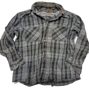 VINTAGE 90s 100% Cotton Flannel Shirt